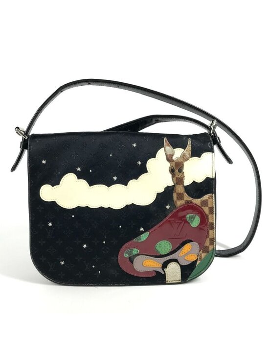 Louis Vuitton Handbags - Louis Vuitton Shoulder Bag Comte de Fe Musette Satin Canvas Black